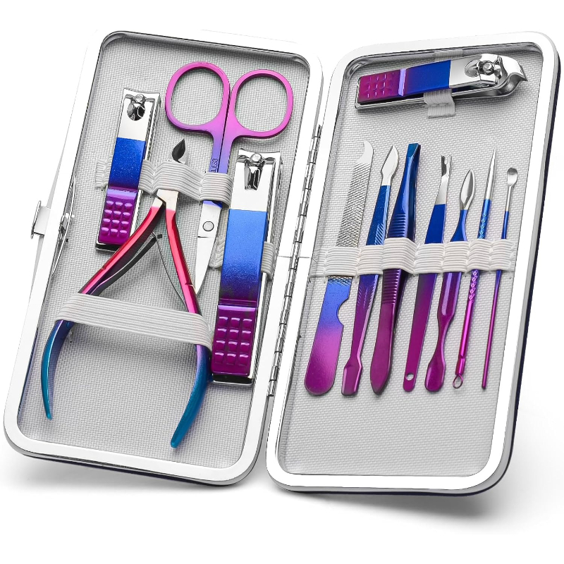 Mens Grooming Kit Gift Set - Zestaw do manicure, obcinaczki do paznokci,