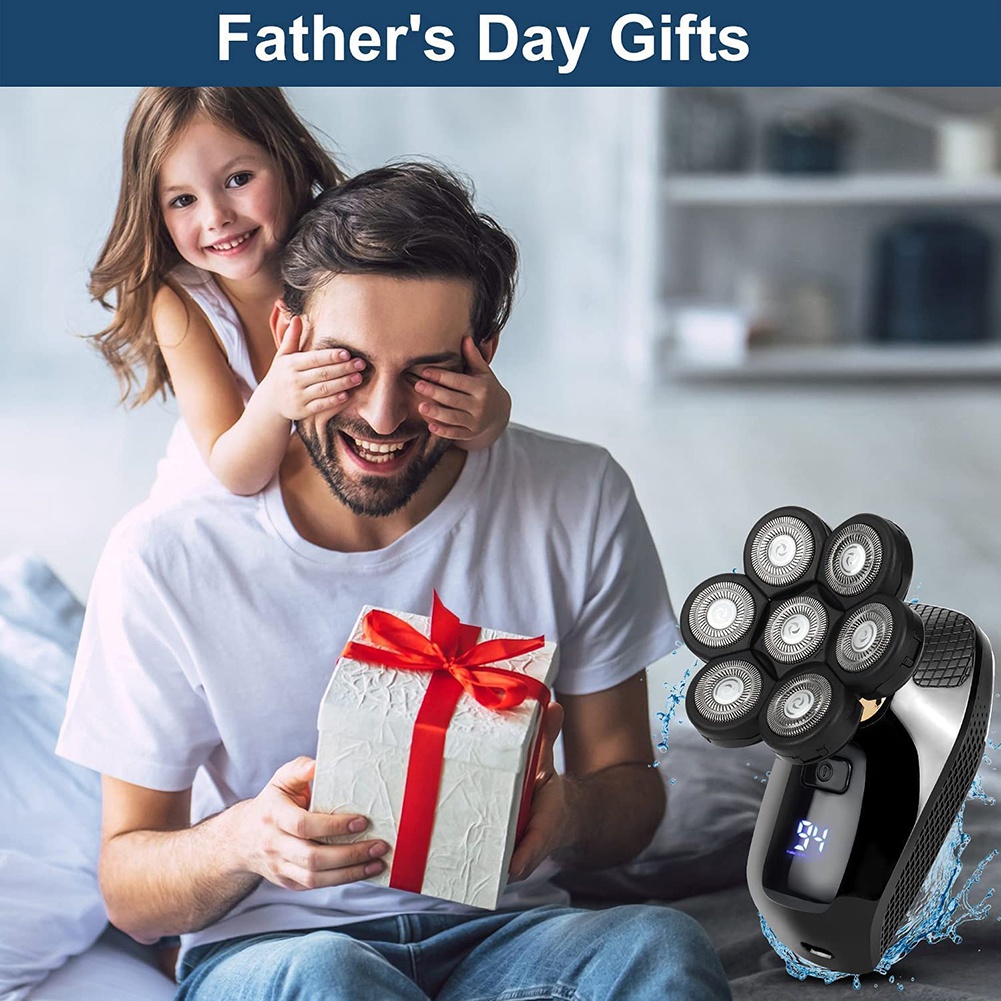 Men'S Grooming Razor Kit - A60T Bezproblemowa golarka elektryczna 7D dla