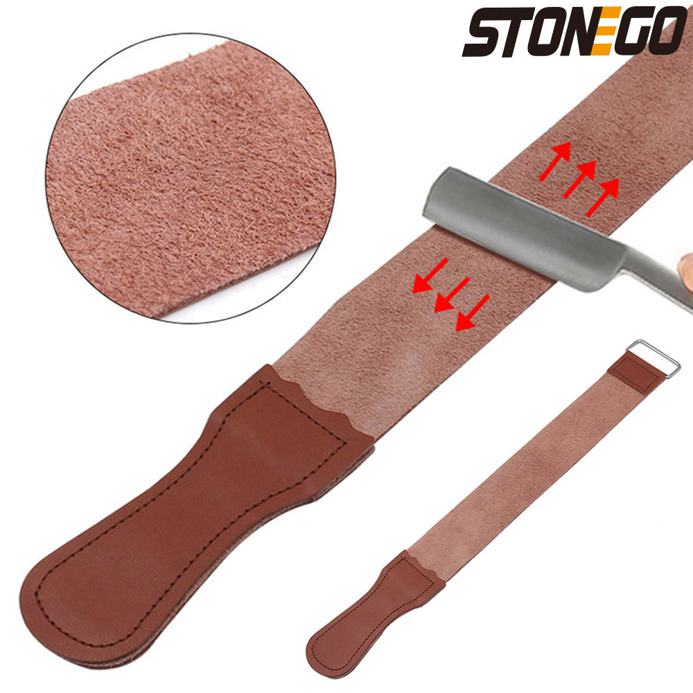 Straight Razor Safety - Pasek do ostrzenia ze skóry STONEGO,