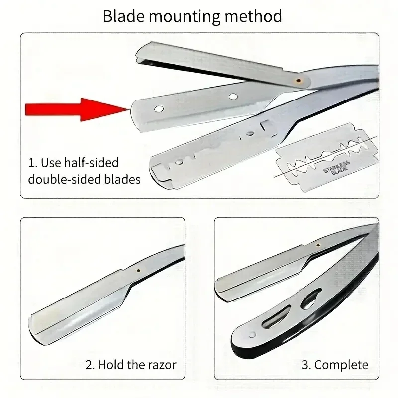 Nóż do depilacji dla mężczyzn, – Straight Razor Safety recenzja i cena