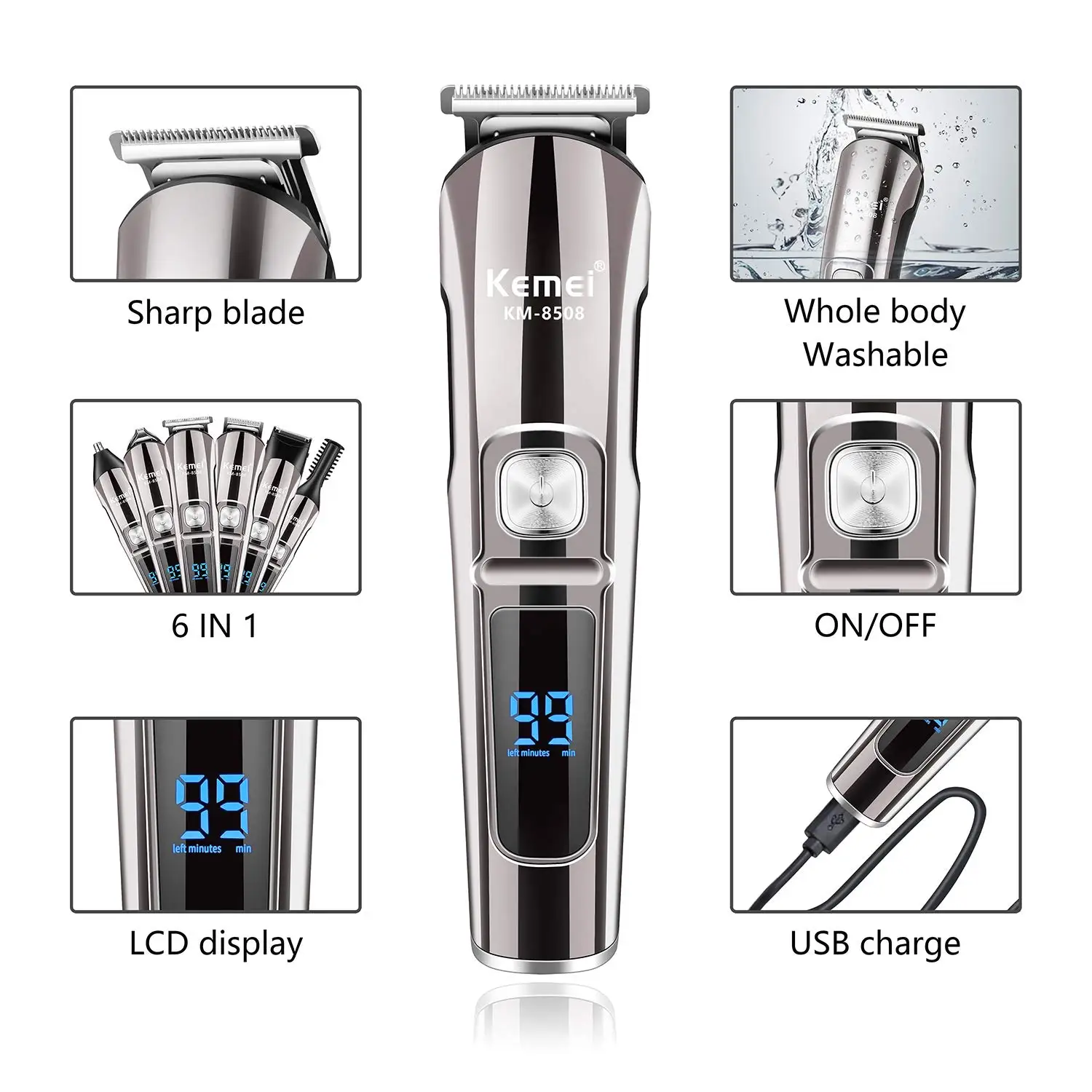 Profesjonalny trymer do brody  – Men'S Grooming Razor Kit recenzja i cena