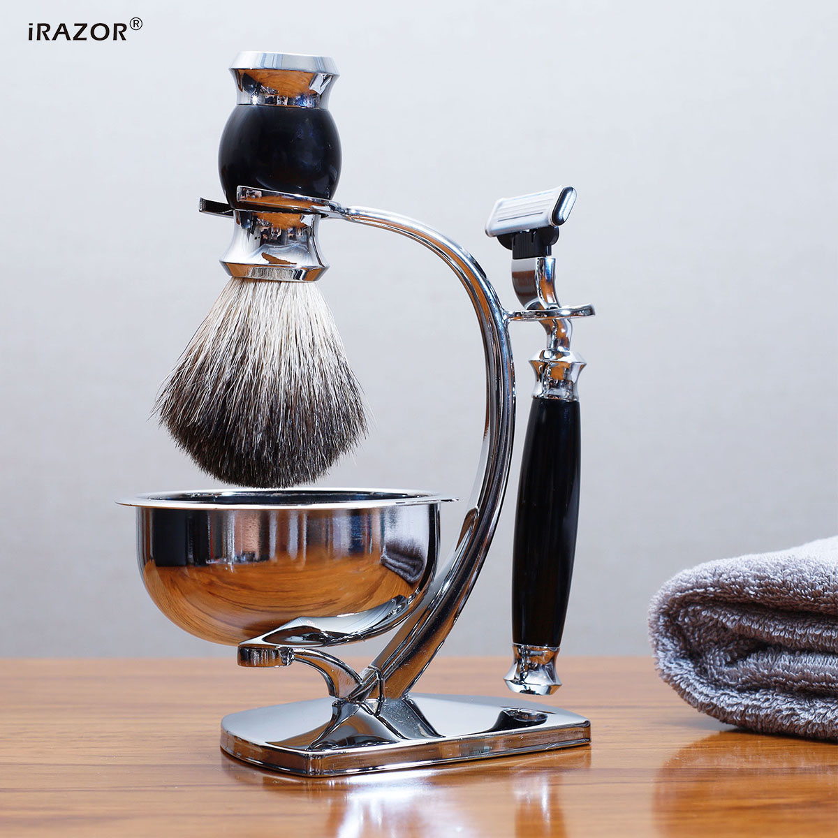 iRAZOR Classic Zestaw do golen – Mens Grooming Kit Gift Set recenzja i cena