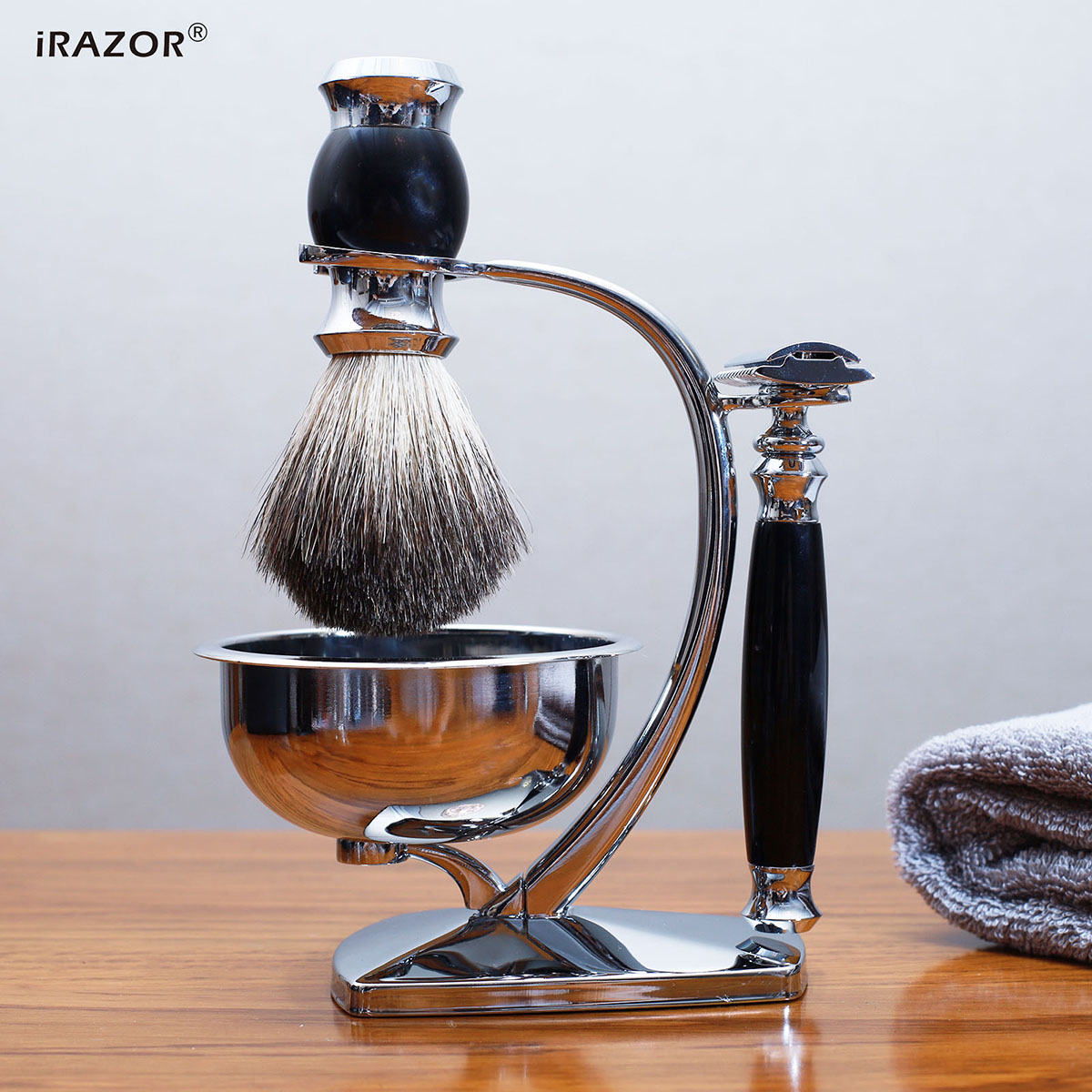 iRAZOR Classic Zestaw do golen – Mens Grooming Kit Gift Set recenzja i cena